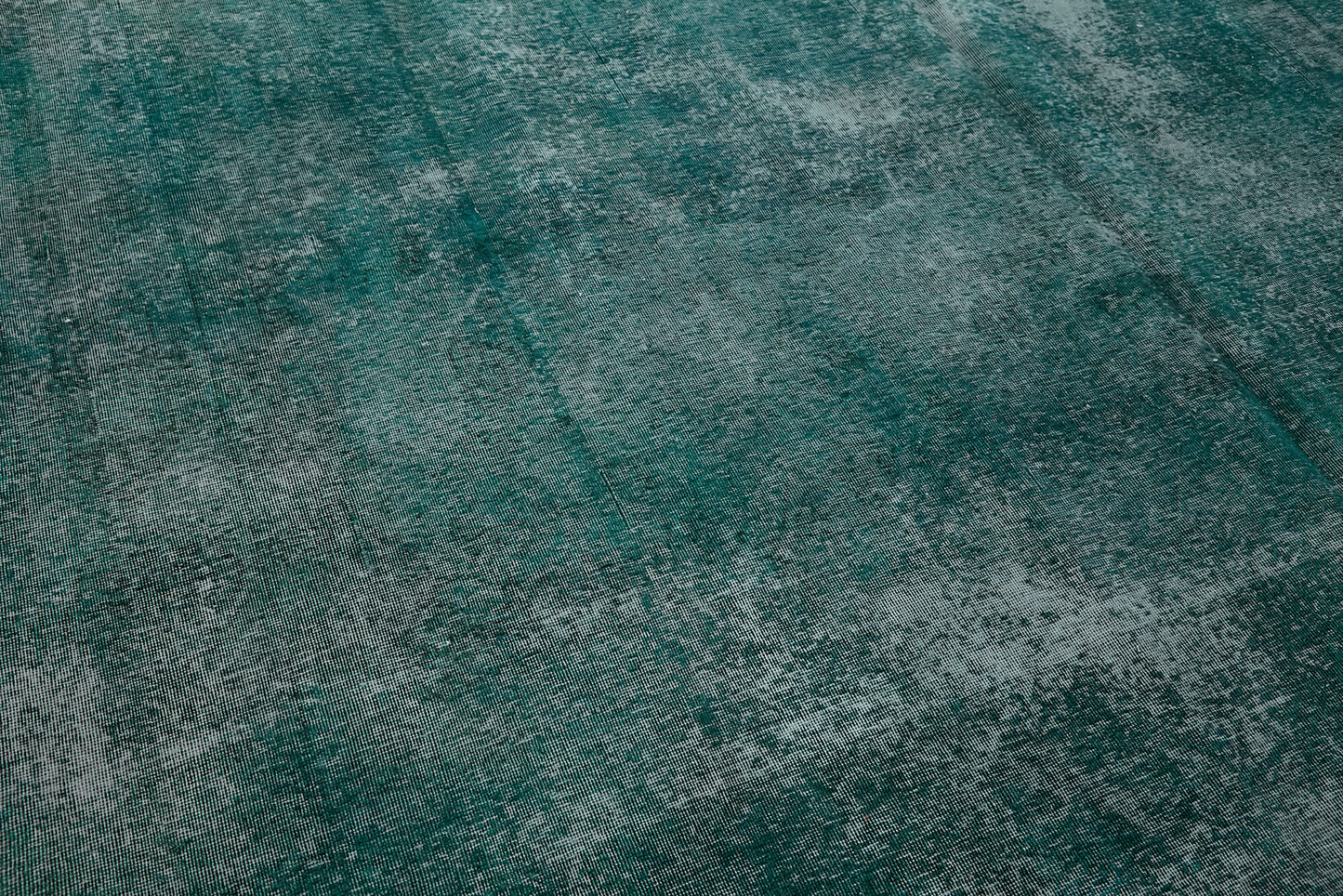 10x13 Turquoise Overdyed Large Area Rug - 43946