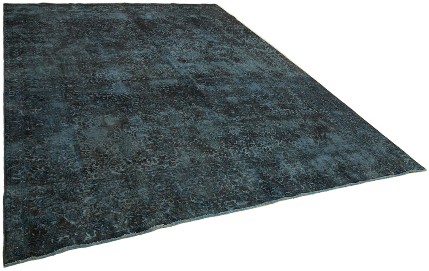 9x12 Blue Overdyed Large Area Rug - 43949