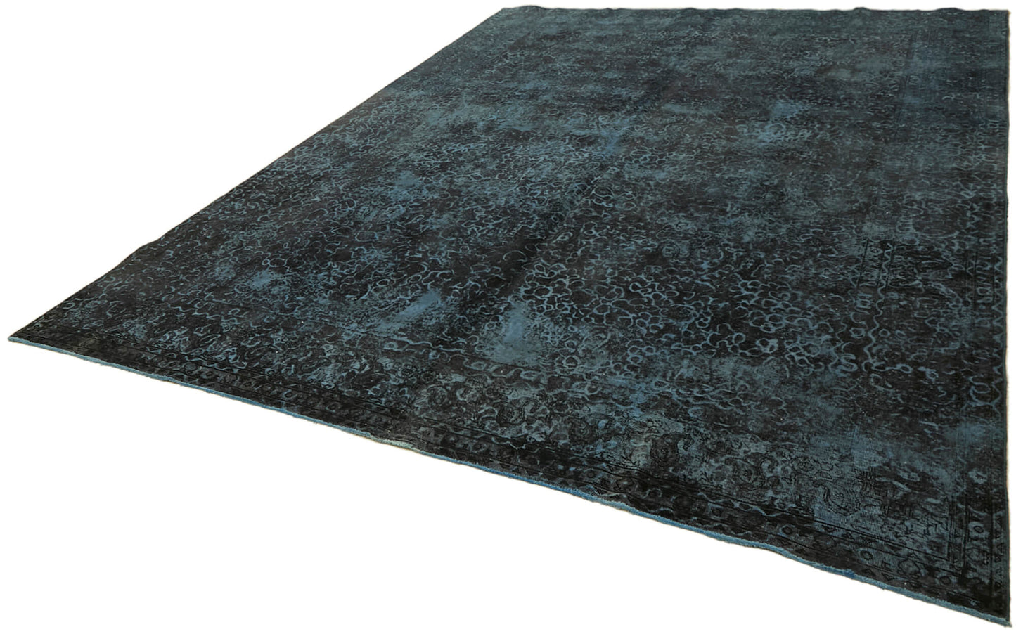 9x12 Blue Overdyed Large Area Rug - 43949