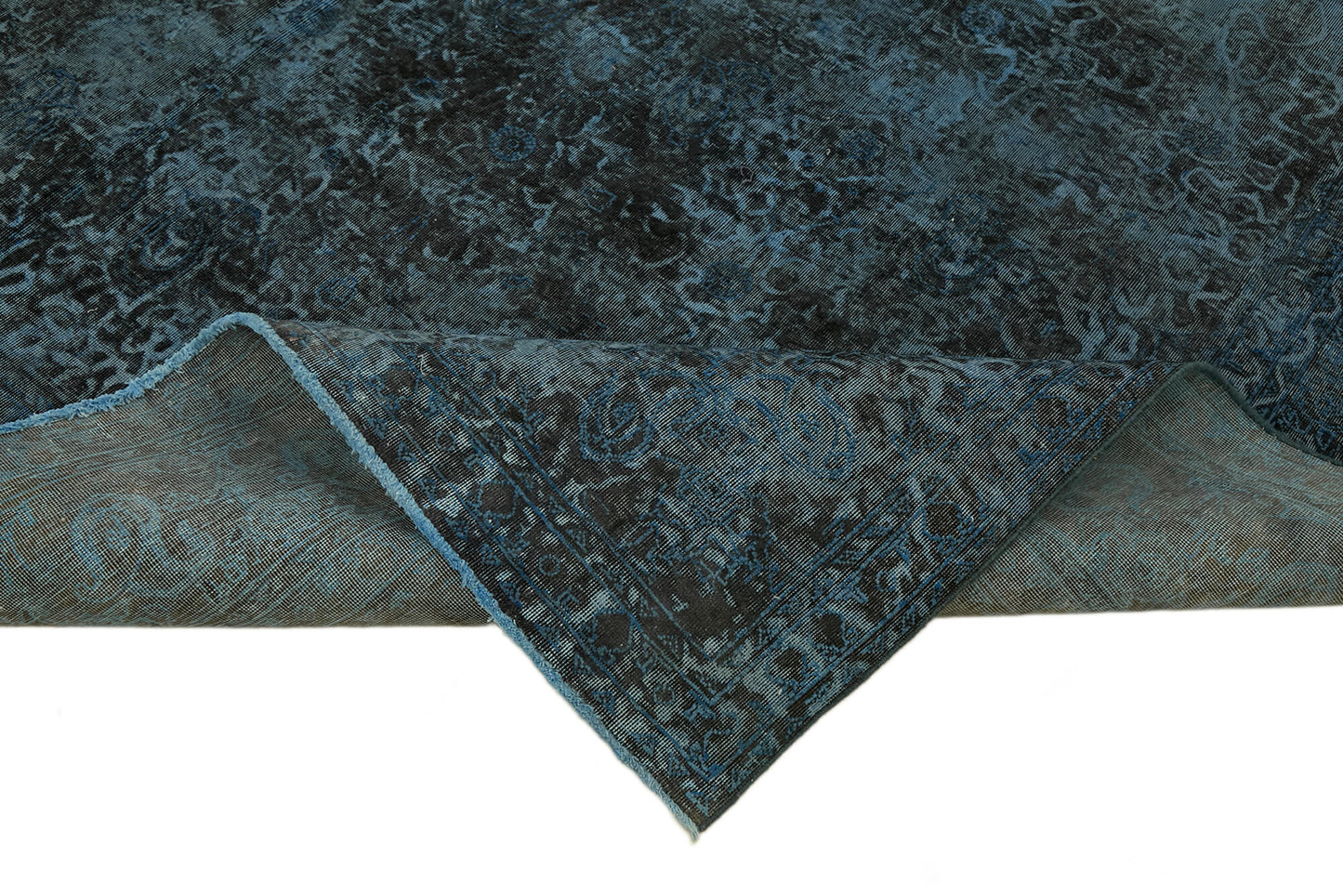 9x12 Blue Overdyed Large Area Rug - 43949