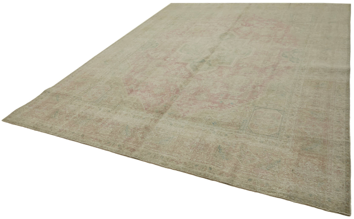 10x13 Beige Vintage Large Area Rug - 43950