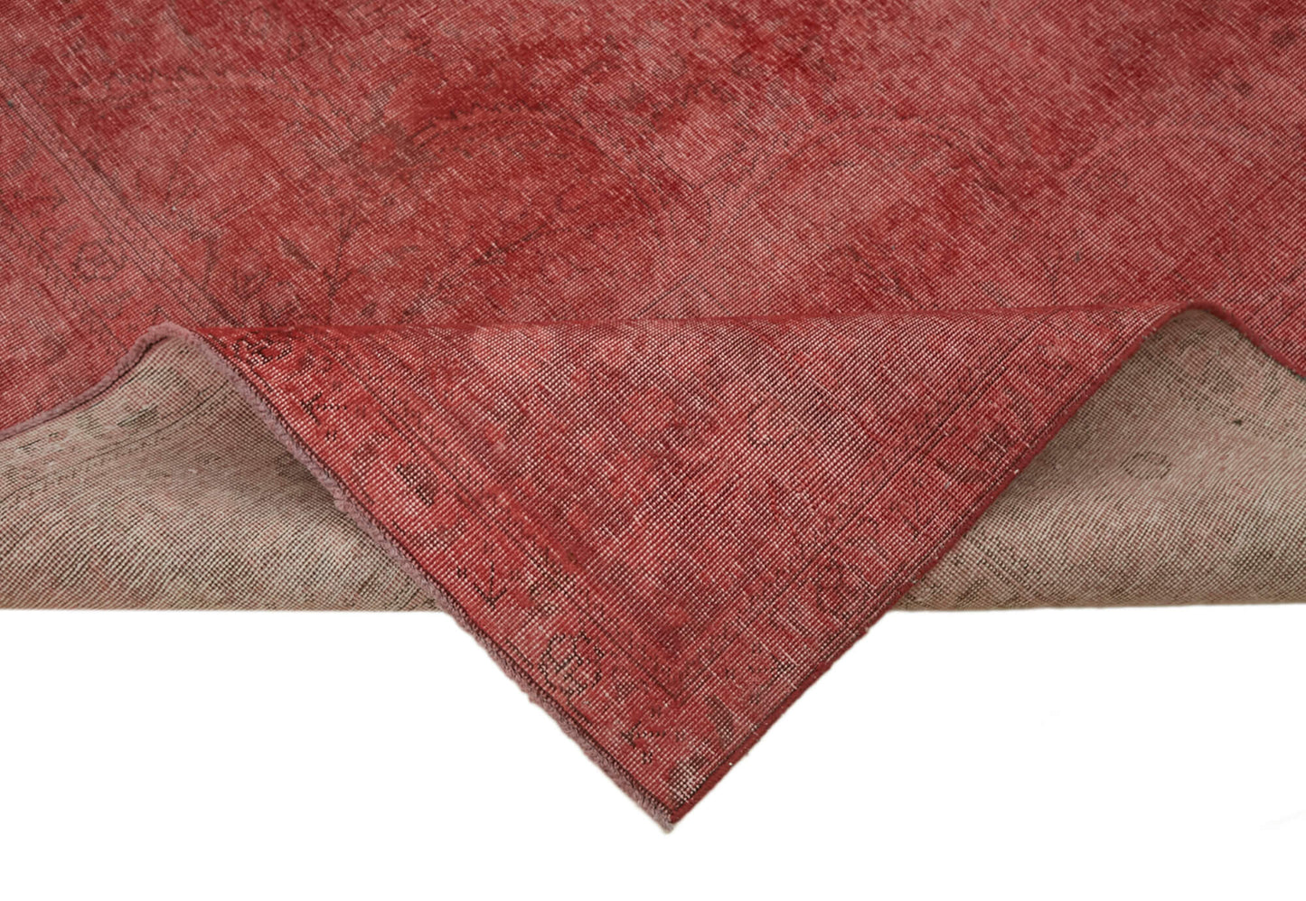 9x12 Red Overdyed Large Area Rug - 43967