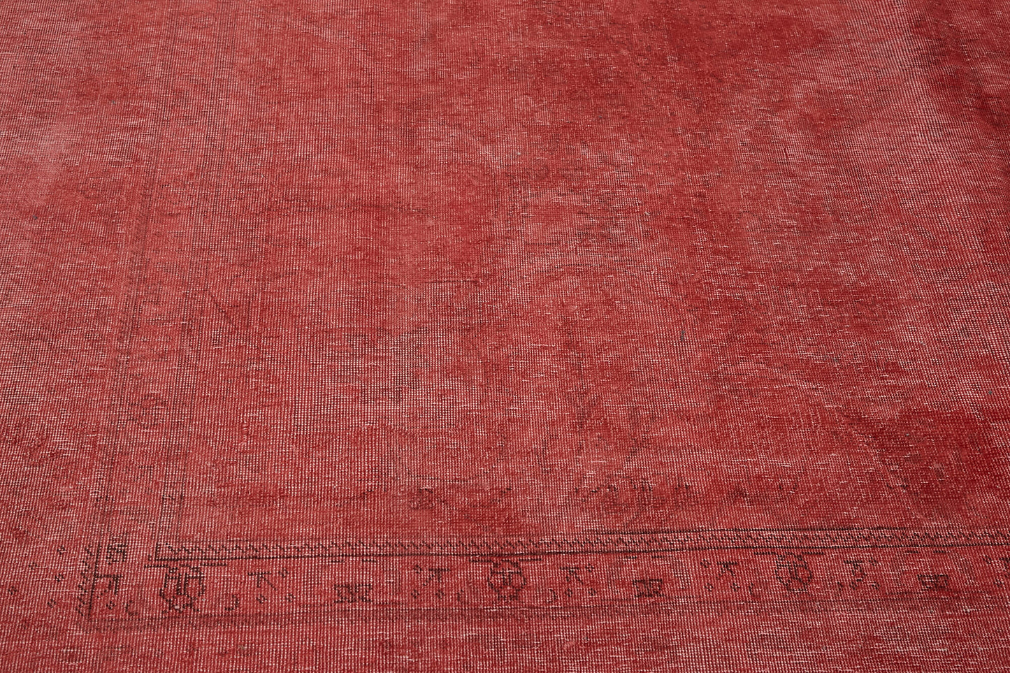 9x12 Red Overdyed Large Area Rug - 43967