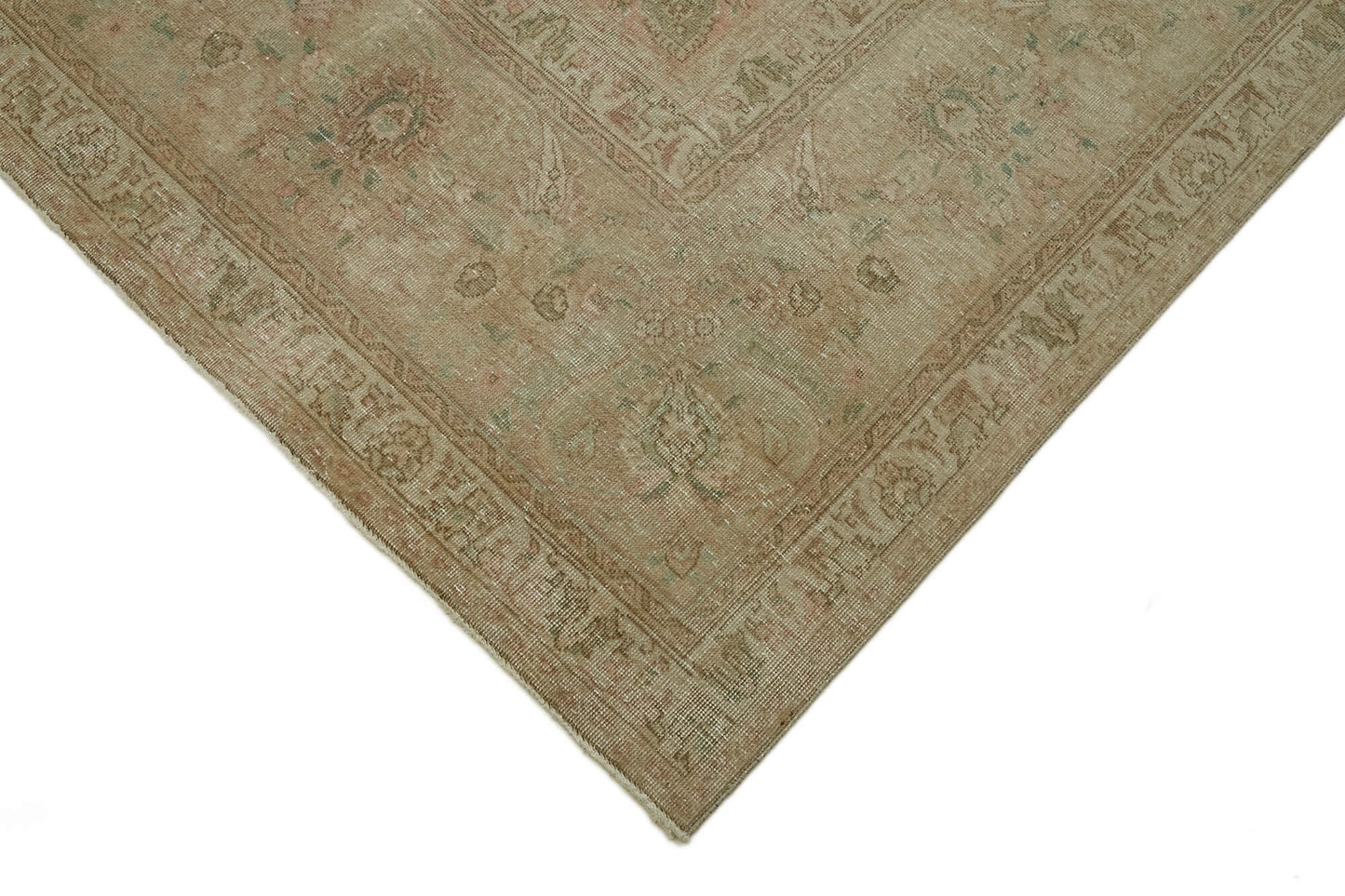 10x13 Beige Vintage Large Area Rug - 43973