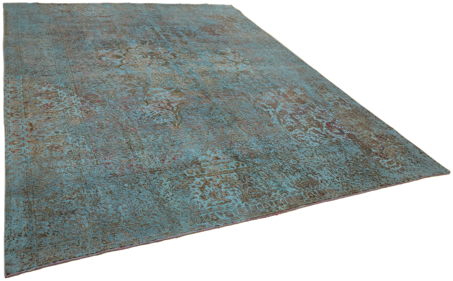 10x12 Blue Overdyed Large Area Rug - 43986