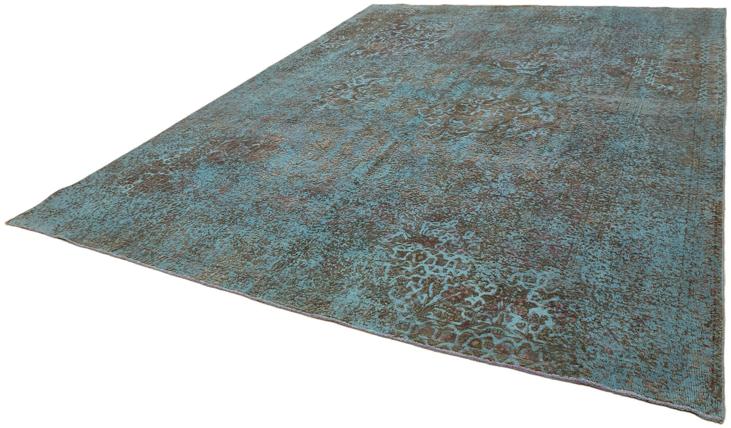 10x12 Blue Overdyed Large Area Rug - 43986