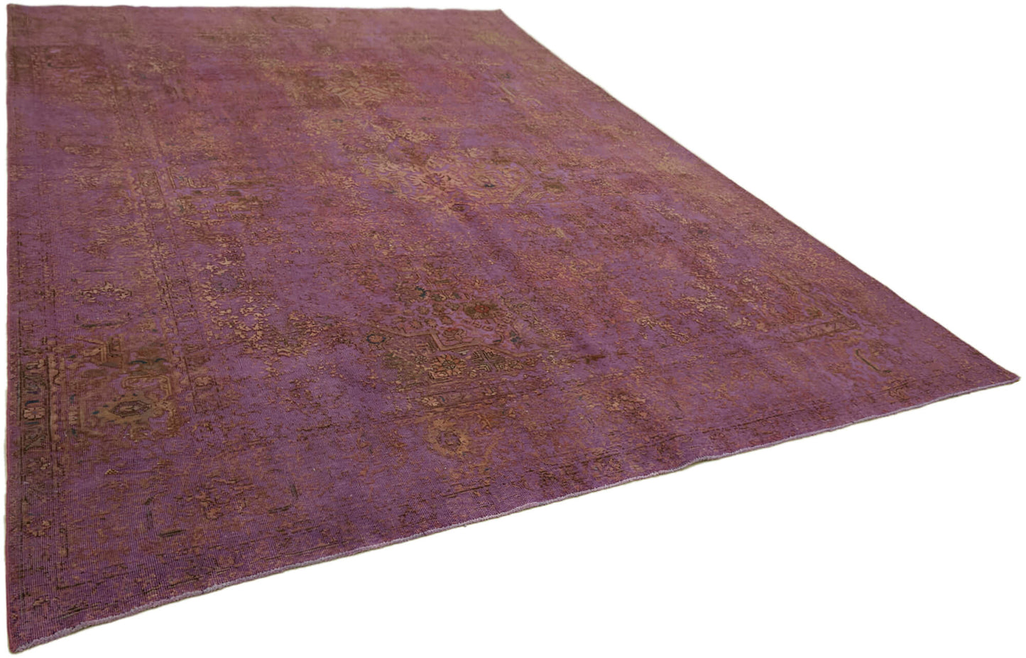 9x13 Purple Overdyed Large Area Rug - 43989