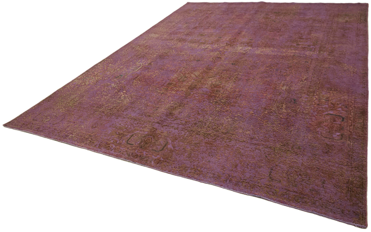 9x13 Purple Overdyed Large Area Rug - 43989