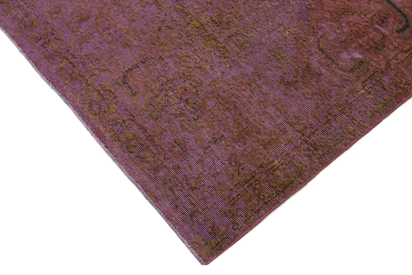 9x13 Purple Overdyed Large Area Rug - 43989