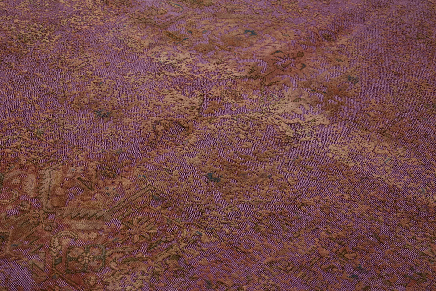 9x13 Purple Overdyed Large Area Rug - 43989