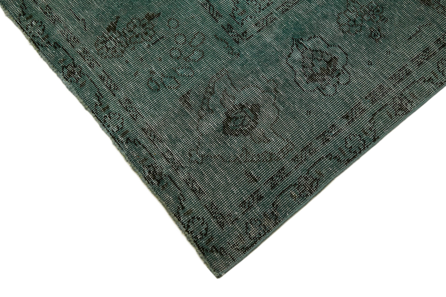 10x13 Turquoise Overdyed Large Area Rug - 43997