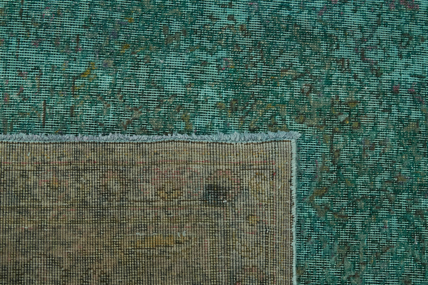 10x13 Turquoise Overdyed Large Area Rug - 44000