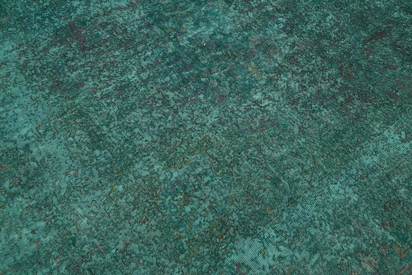 10x13 Turquoise Overdyed Large Area Rug - 44000