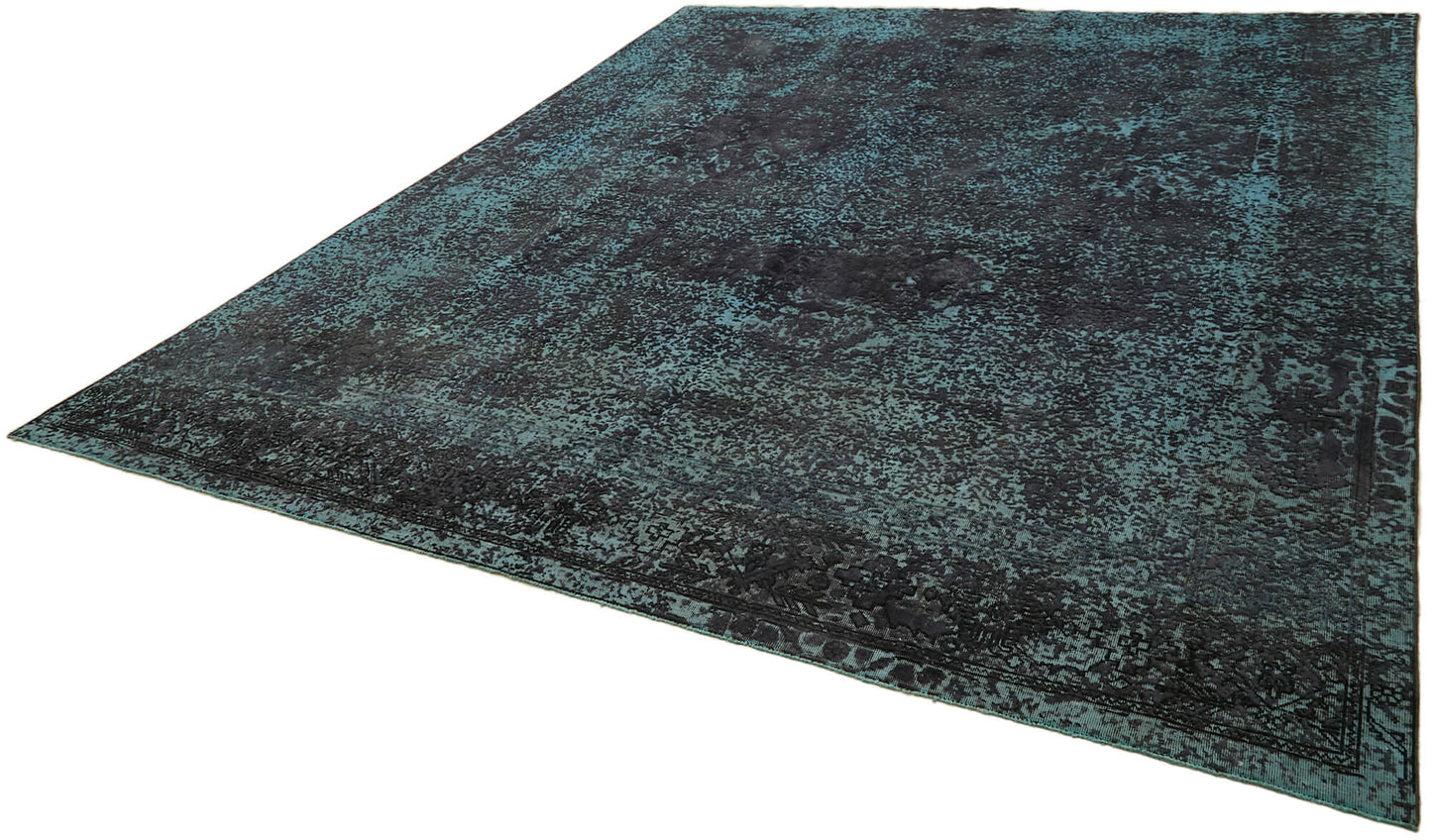 10x12 Black Overdyed Large Area Rug - 44004