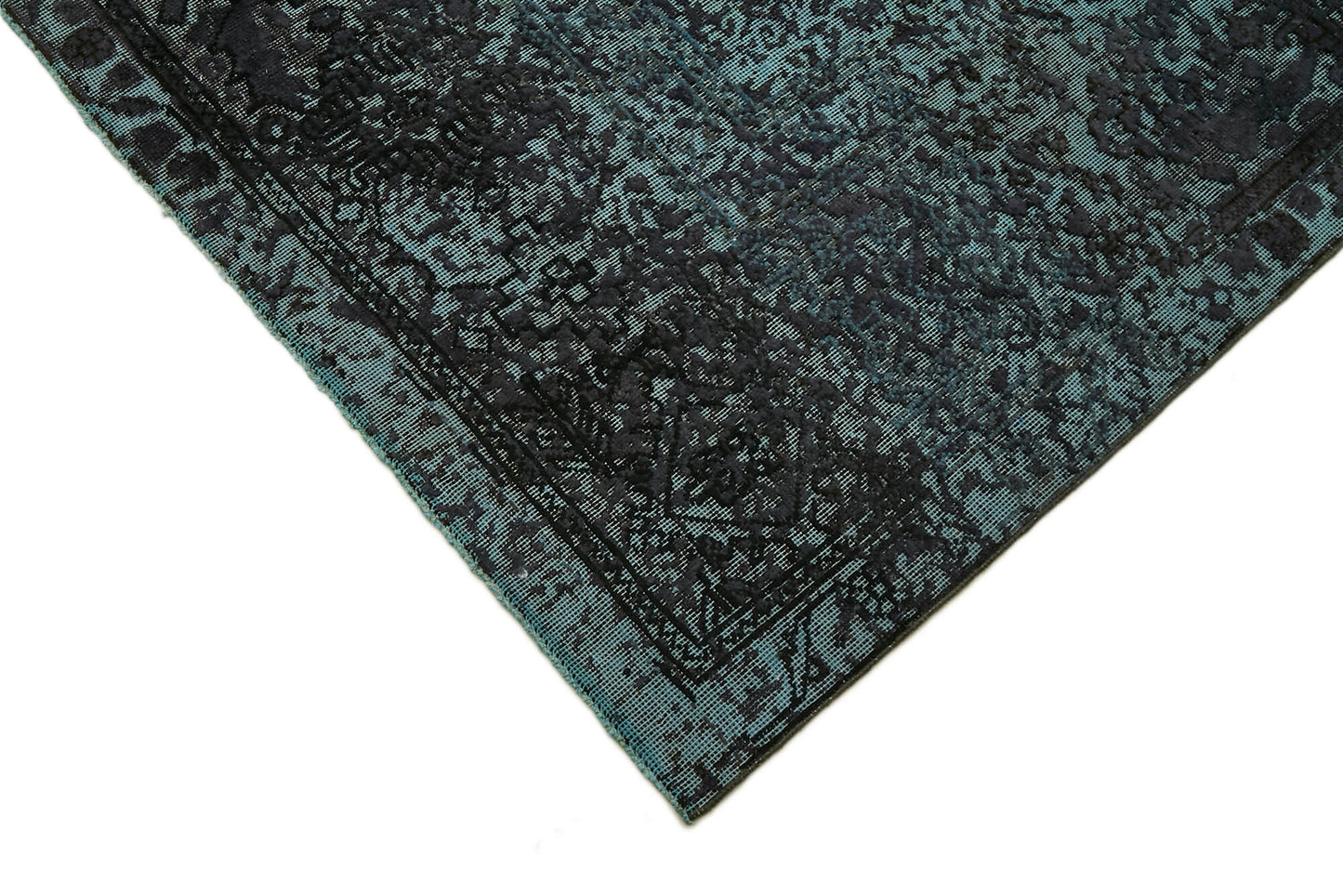 10x12 Black Overdyed Large Area Rug - 44004