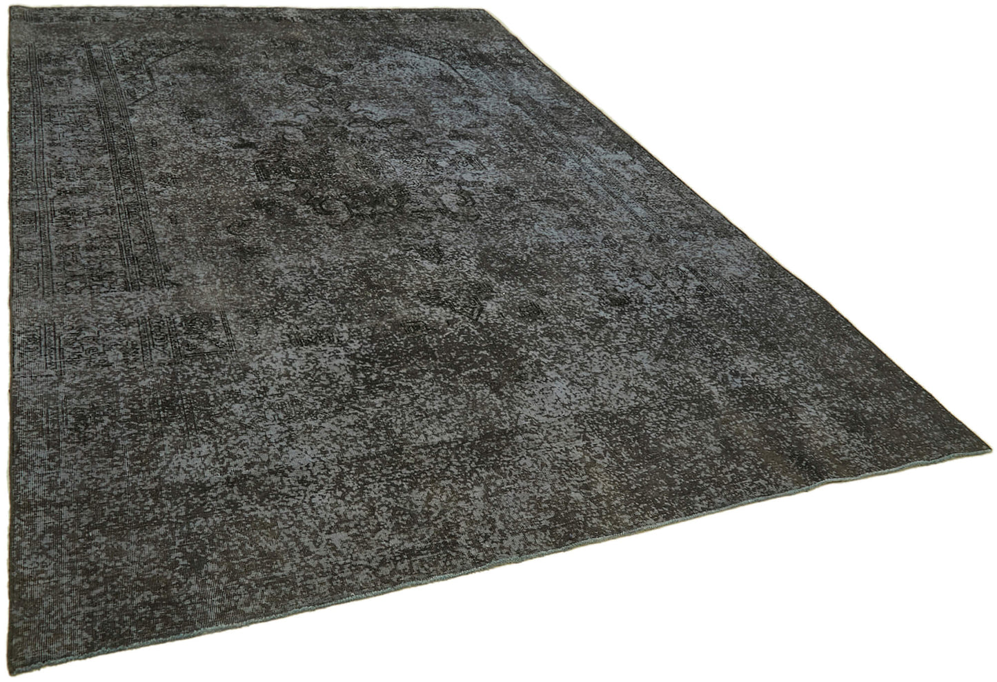 8x11 Grey Overdyed Large Area Rug - 44008