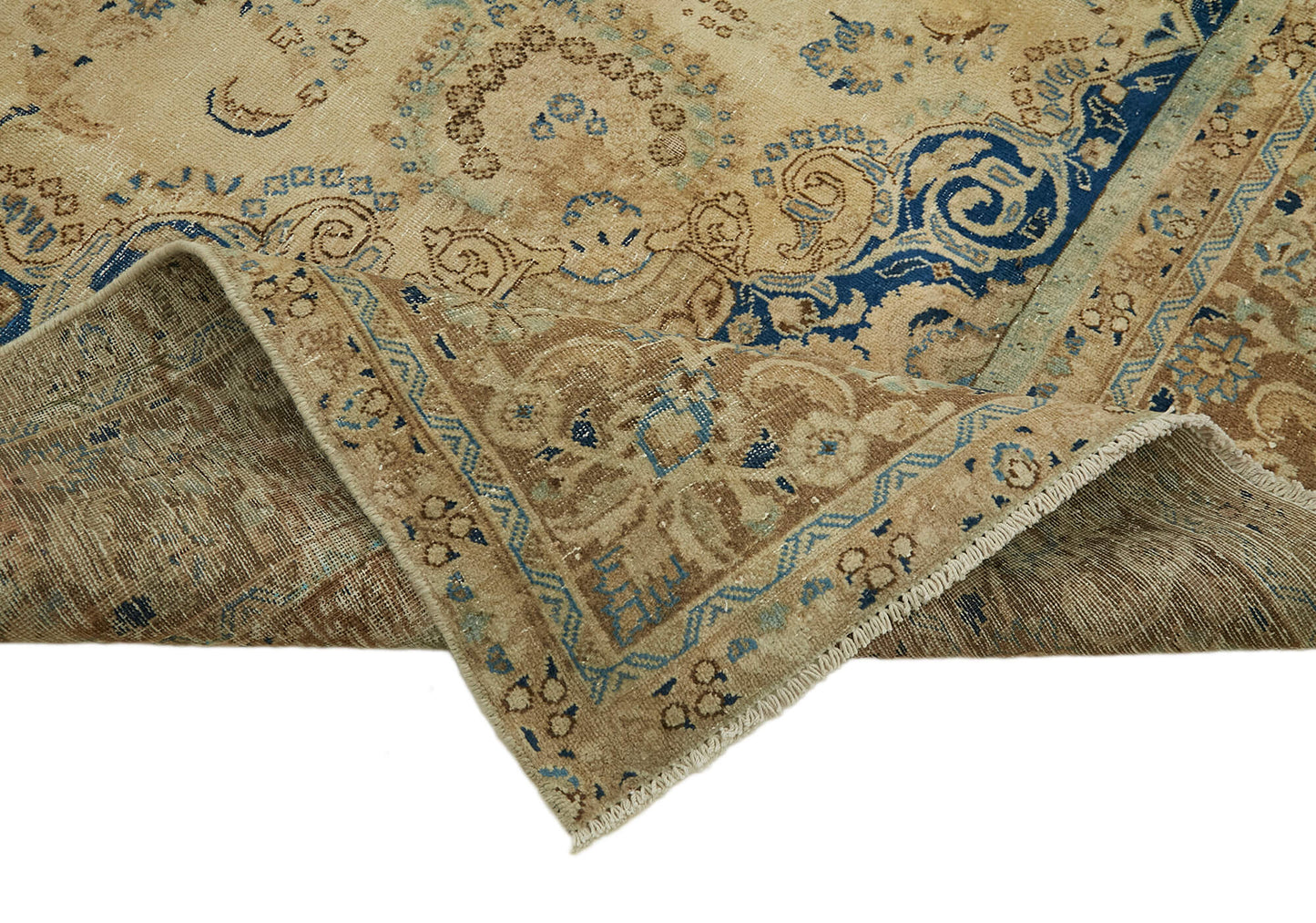 9x12 Beige Vintage Large Area Rug - 44014