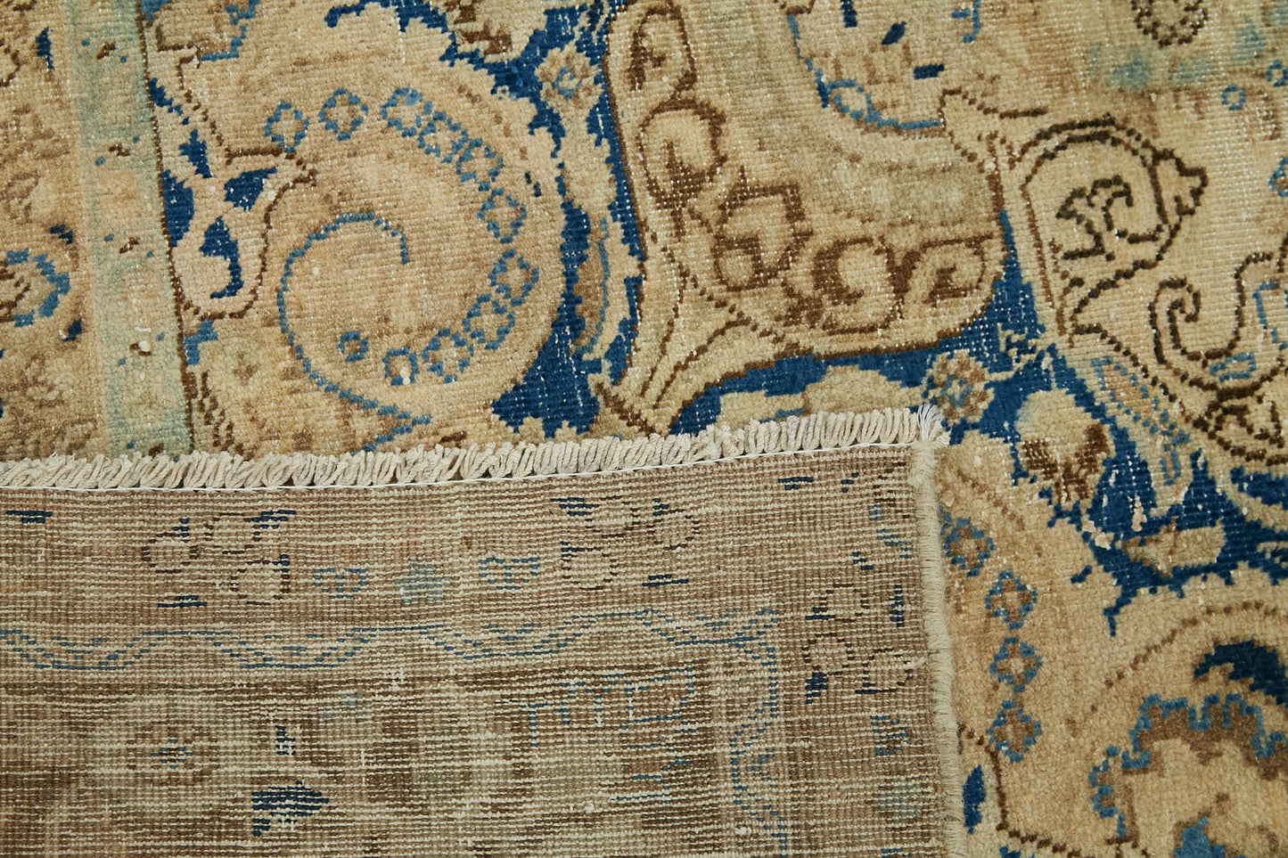 9x12 Beige Vintage Large Area Rug - 44014