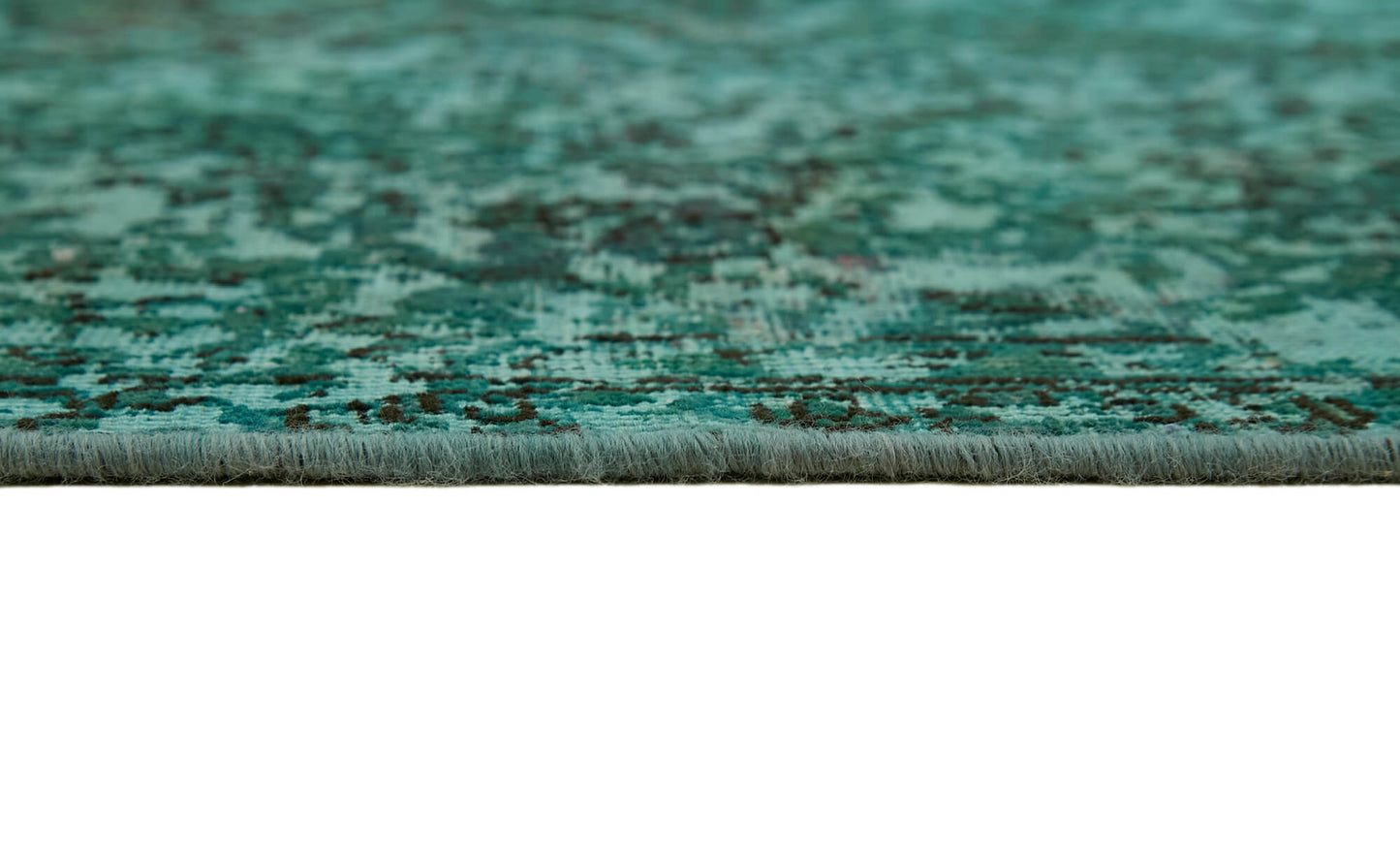 8x10 Turquoise Overdyed Large Area Rug - 44020