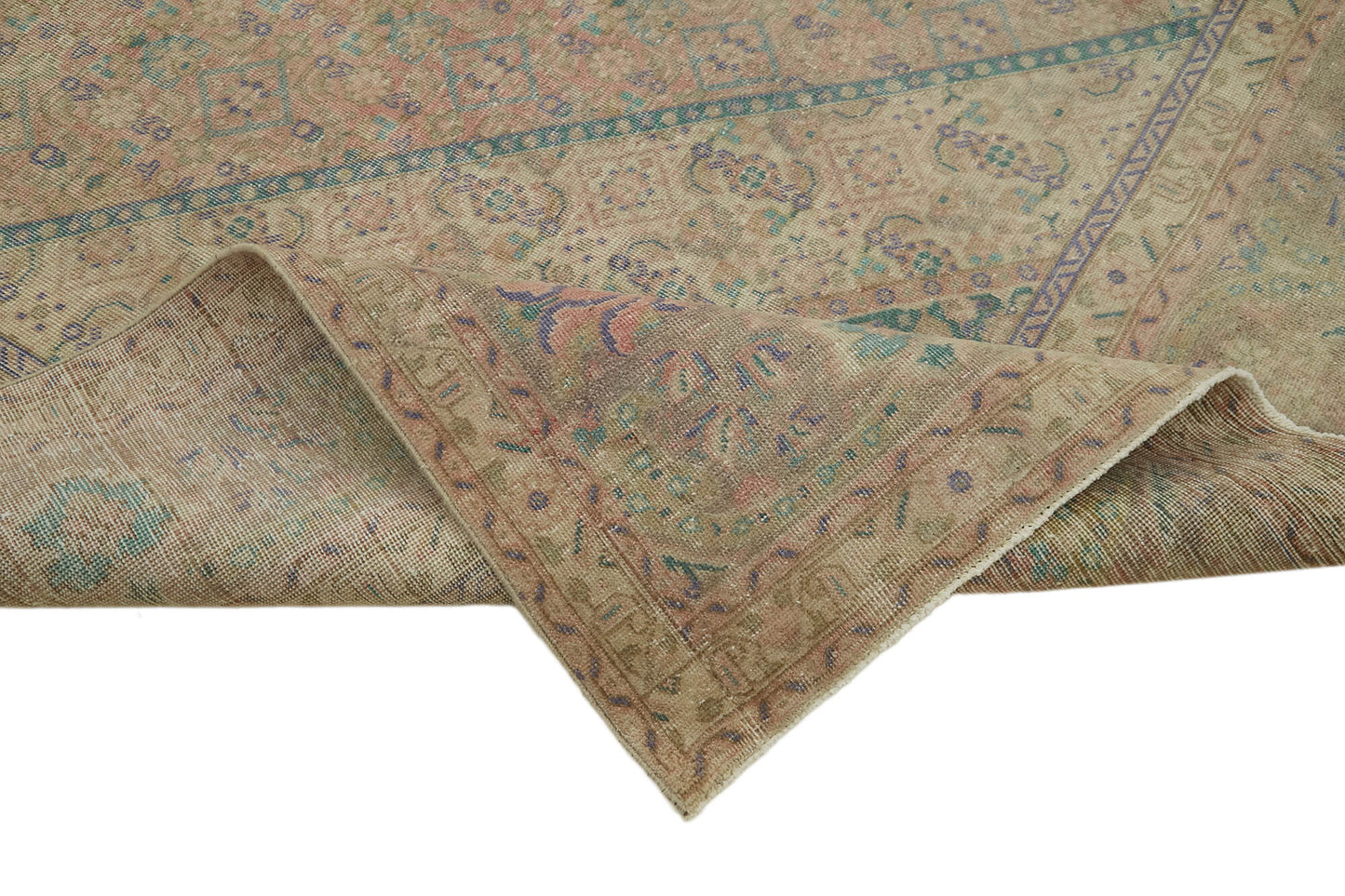 10x13 Beige Vintage Large Area Rug - 44021