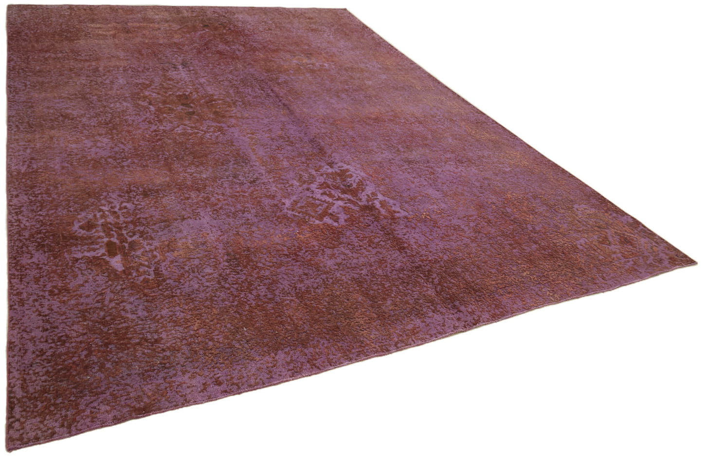 10x13 Purple Overdyed Large Area Rug - 44027