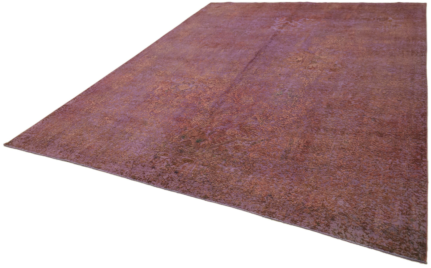 10x13 Purple Overdyed Large Area Rug - 44027