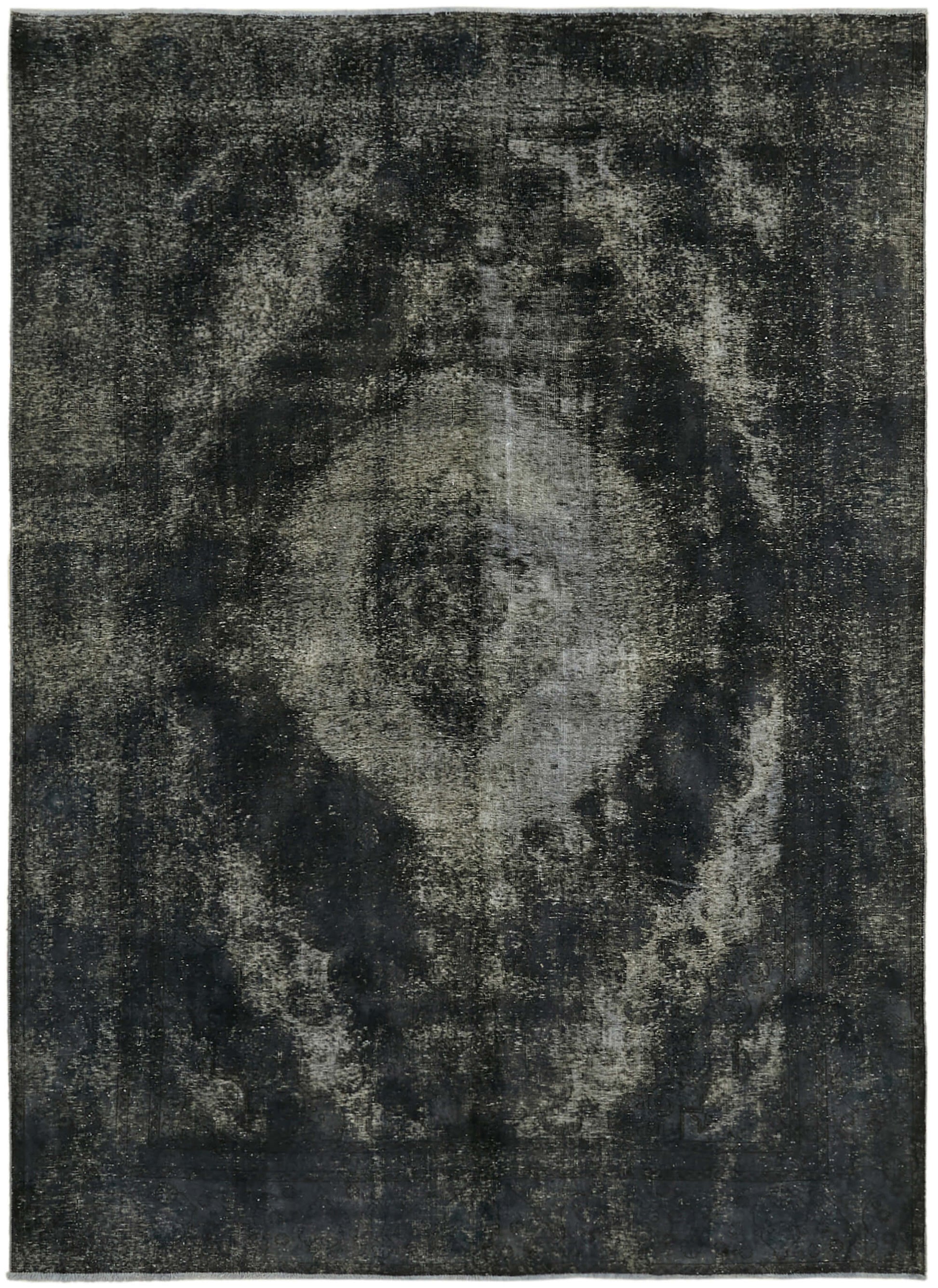 9x12 Black Overdyed Large Area Rug - 44033