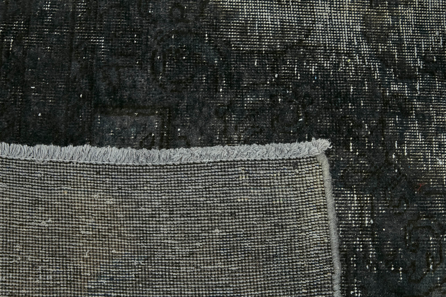 9x12 Black Overdyed Large Area Rug - 44033