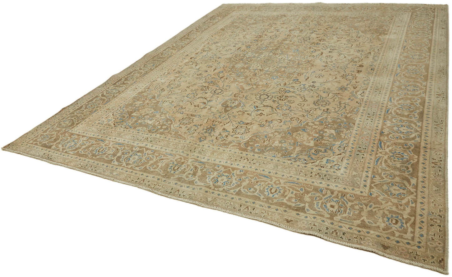 9x12 Beige Vintage Large Area Rug - 44035