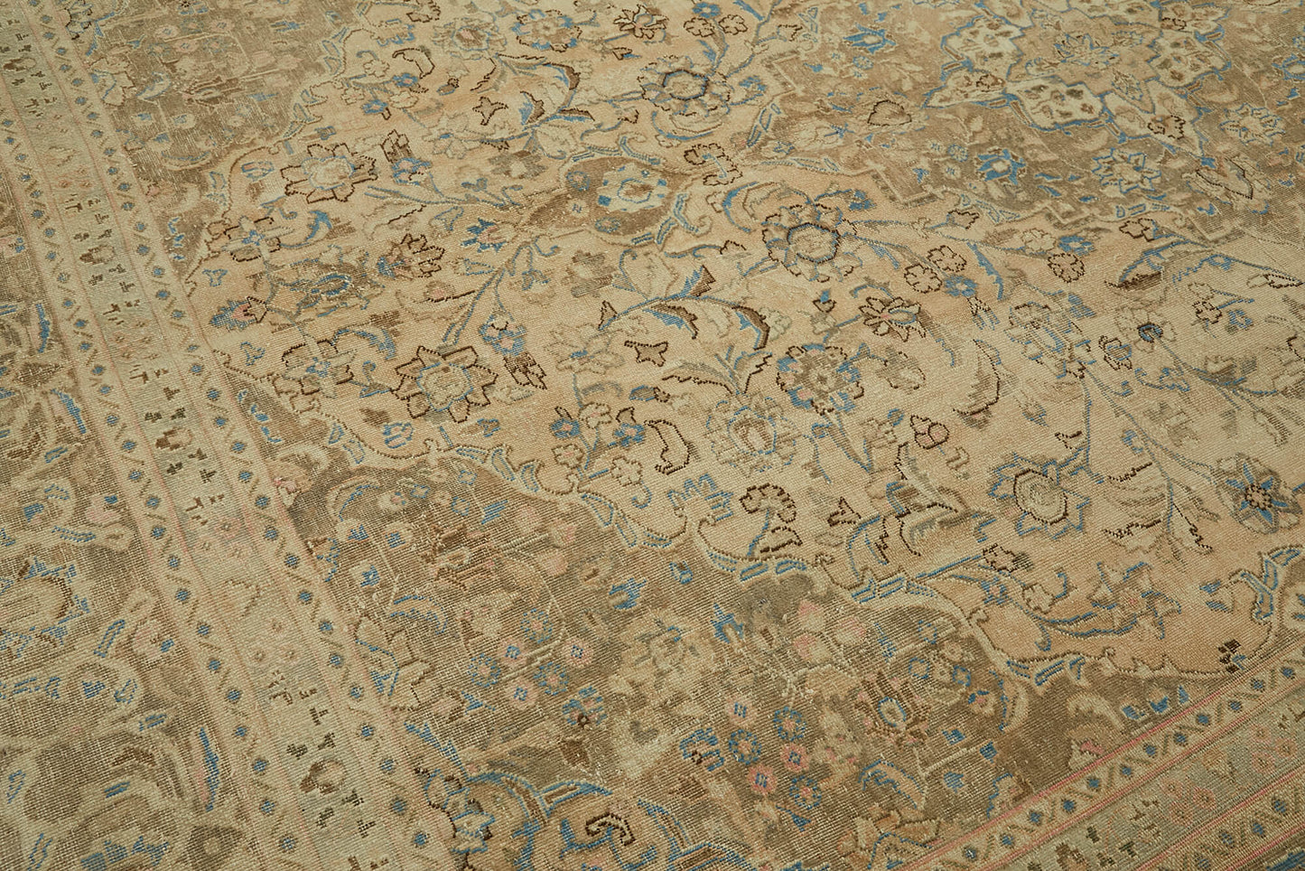 9x12 Beige Vintage Large Area Rug - 44035