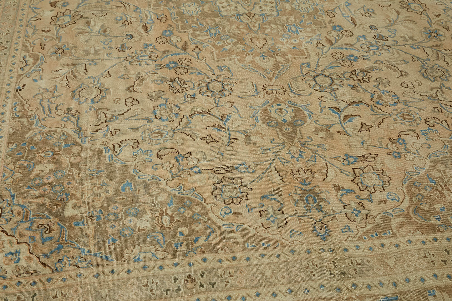 9x12 Beige Vintage Large Area Rug - 44035