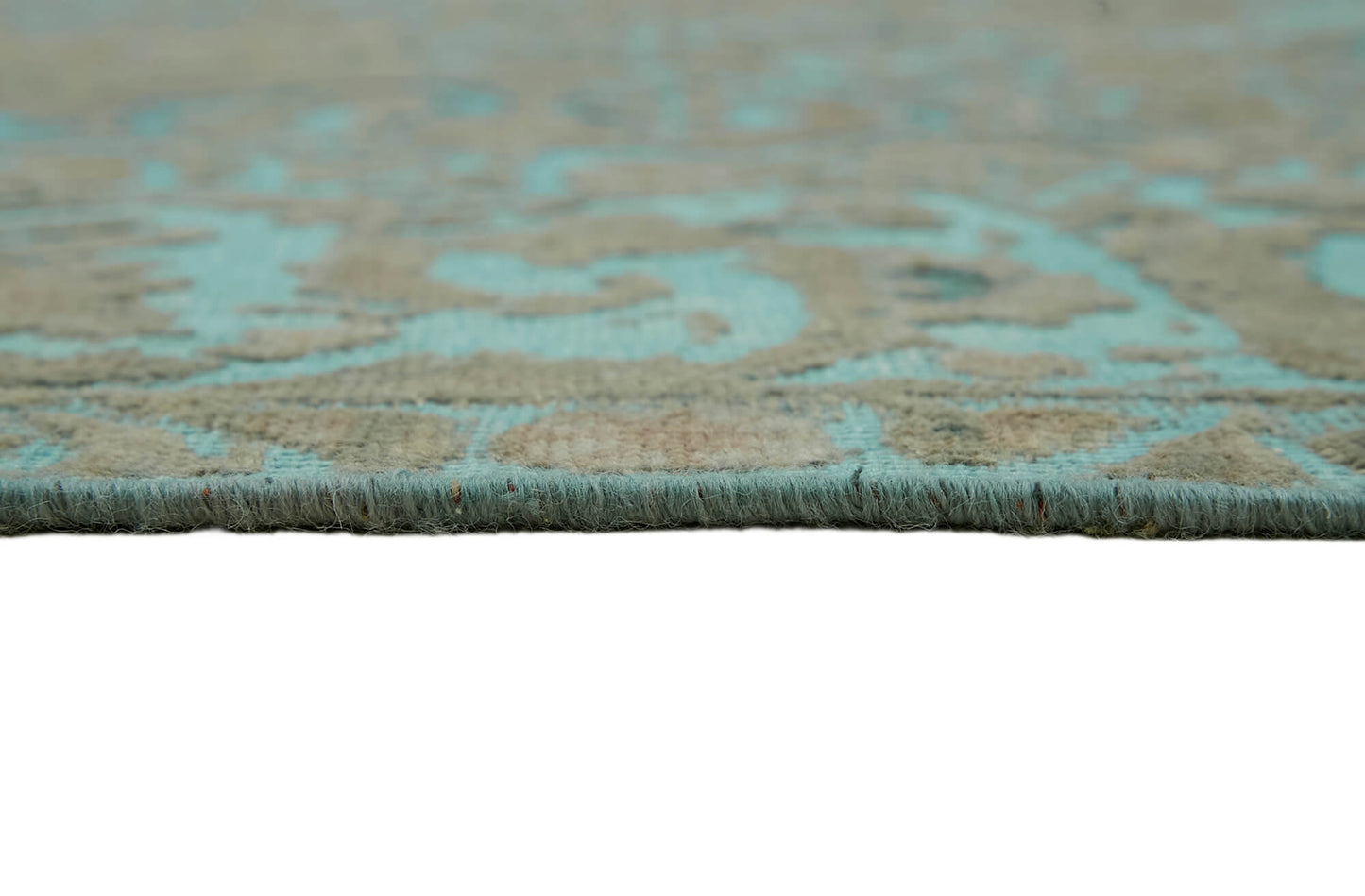 10x12 Turquoise Overdyed Large Area Rug - 44041