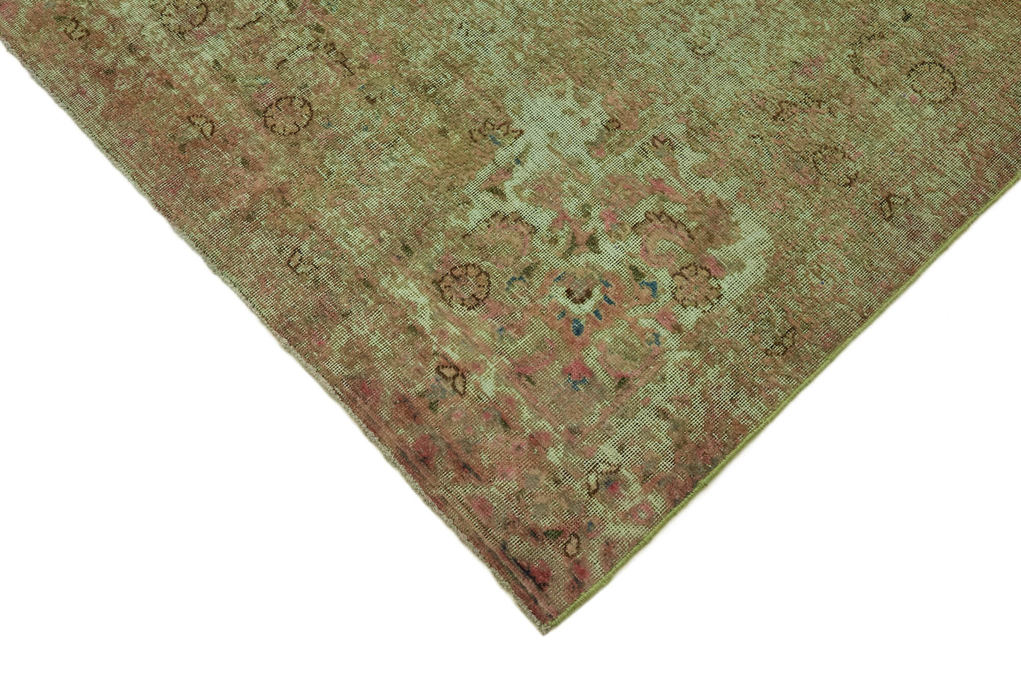 9x13 Green Overdyed Large Area Rug - 44044