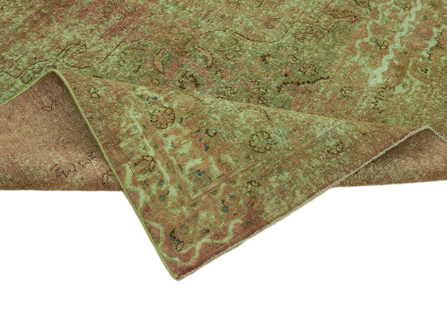 9x13 Green Overdyed Large Area Rug - 44044