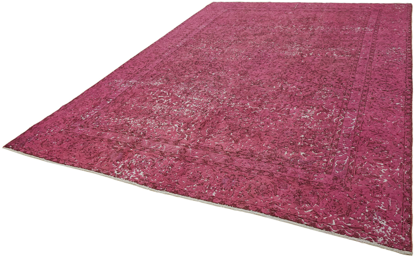 9x12 Fuchsia Overdyed Large Area Rug - 44045