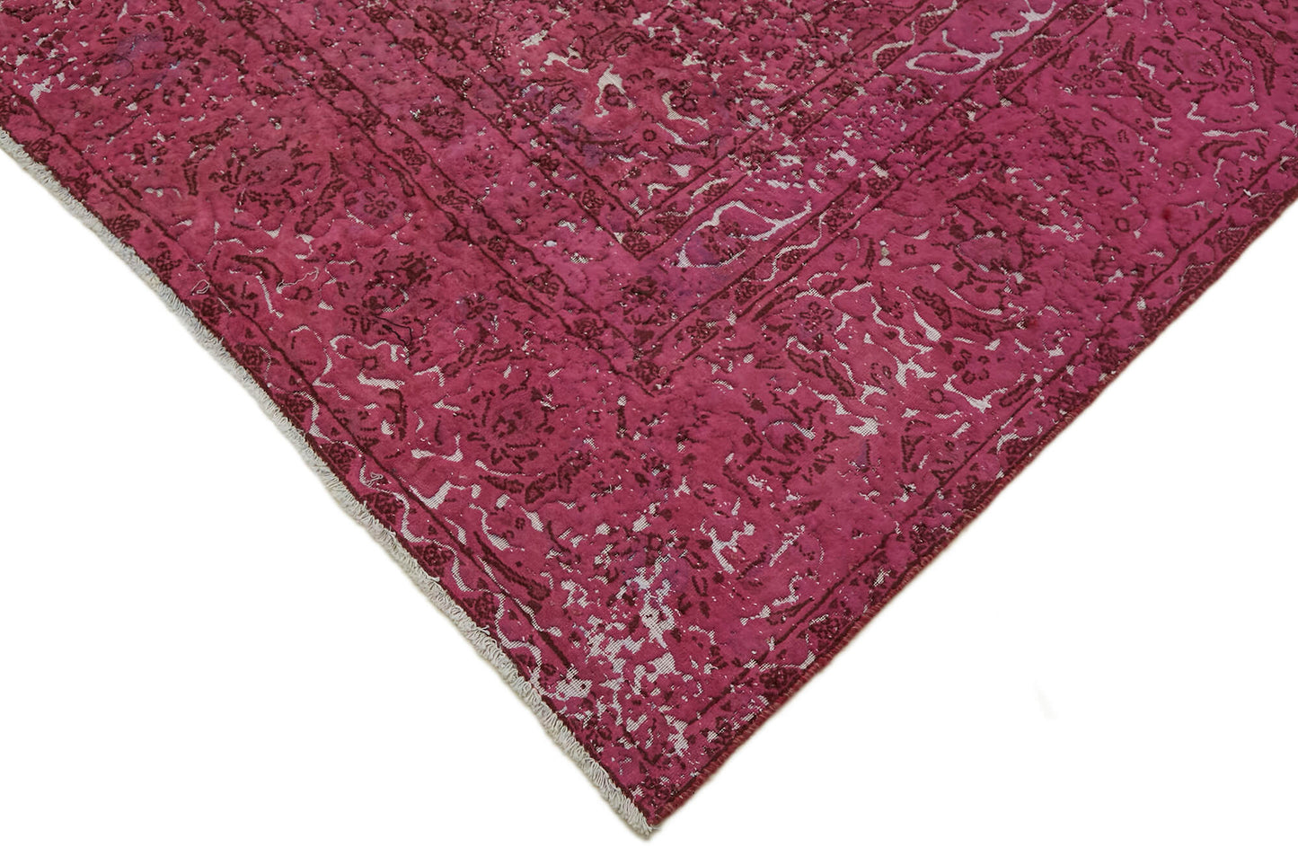 9x12 Fuchsia Overdyed Large Area Rug - 44045