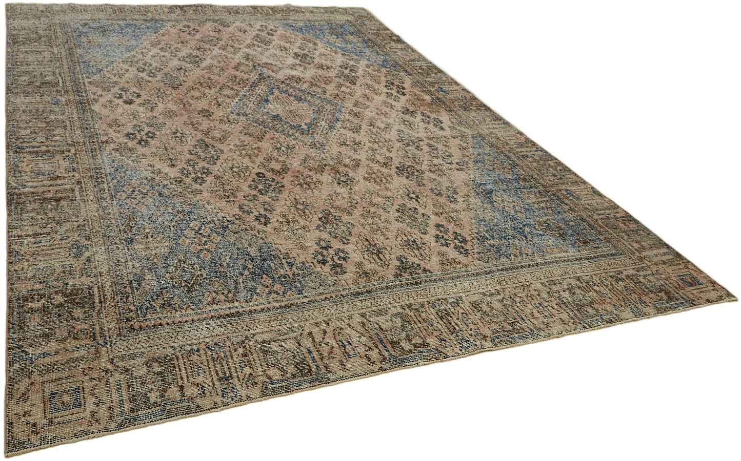 9x12 Beige Vintage Large Area Rug - 44048