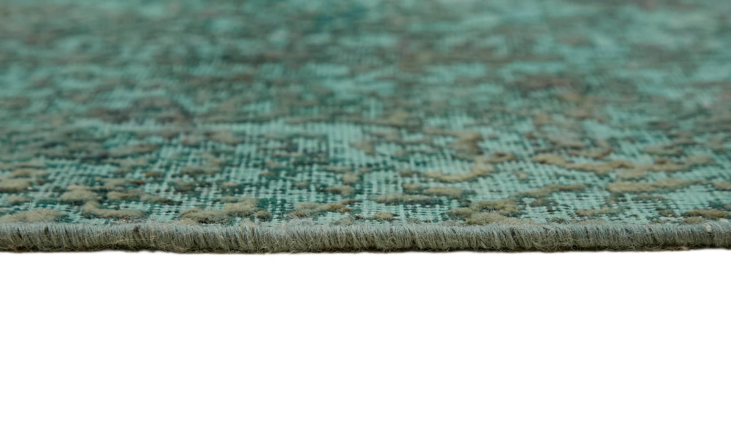 8x11 Turquoise Overdyed Large Area Rug - 44052