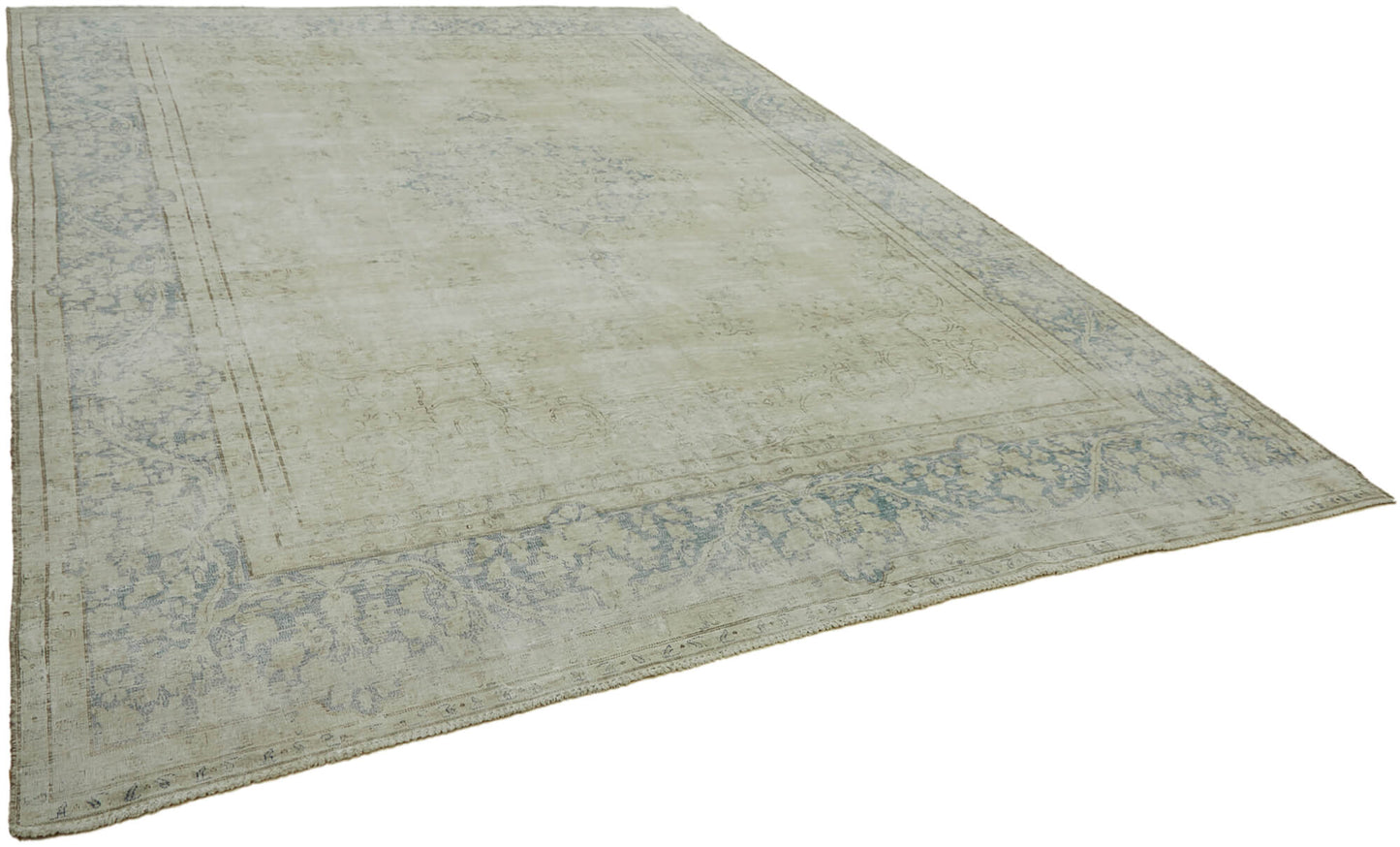 10x13 Beige Vintage Large Area Rug - 44061