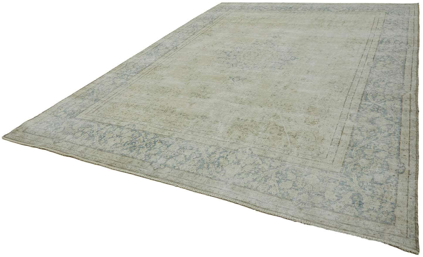 10x13 Beige Vintage Large Area Rug - 44061