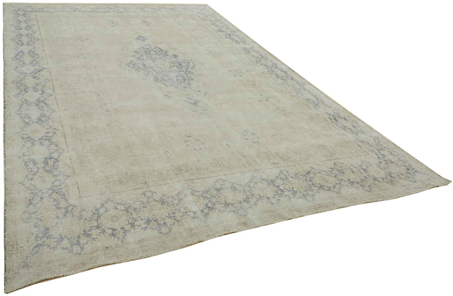 10x14 Beige Vintage Large Area Rug - 44074