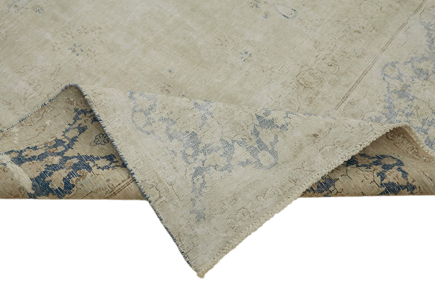 10x14 Beige Vintage Large Area Rug - 44074