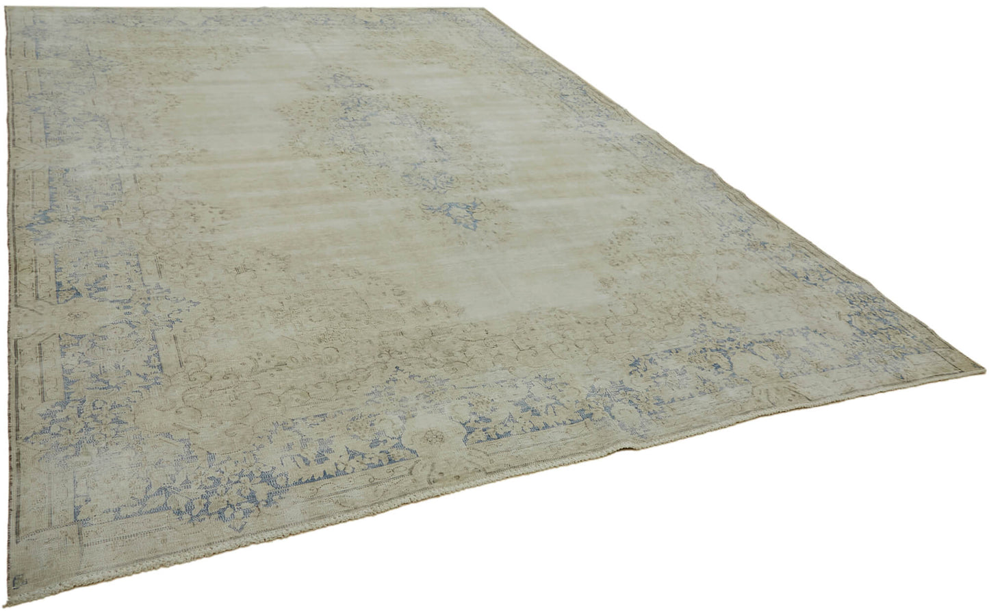 9x13 Beige Vintage Large Area Rug - 44081