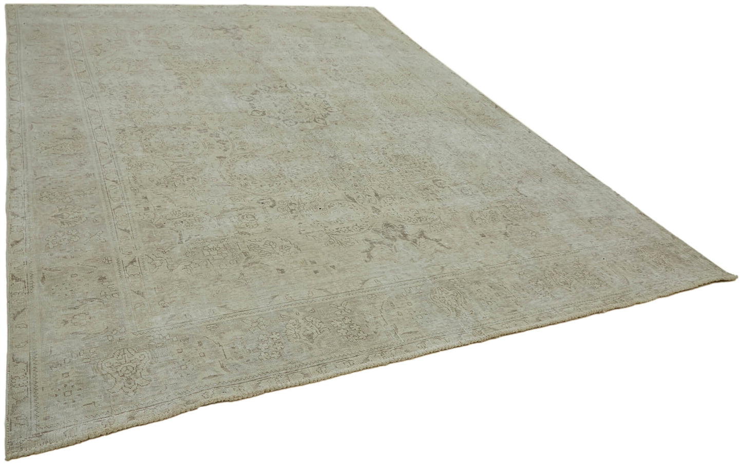 9x12 Beige Vintage Large Area Rug - 44083