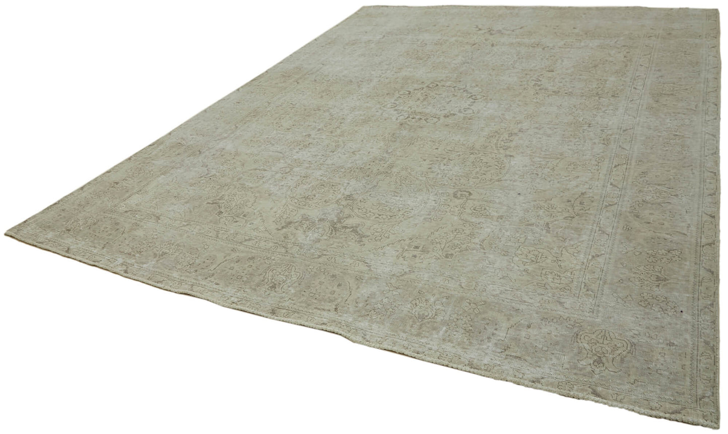 9x12 Beige Vintage Large Area Rug - 44083