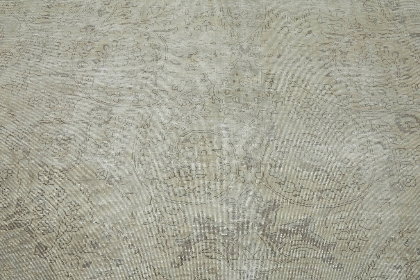 9x12 Beige Vintage Large Area Rug - 44083