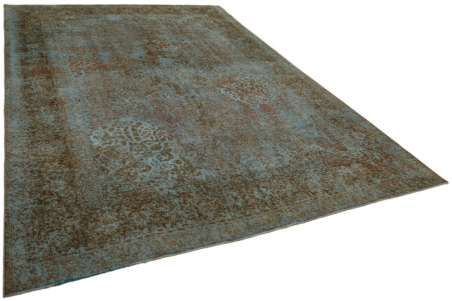 8x11 Blue Overdyed Large Area Rug - 44116