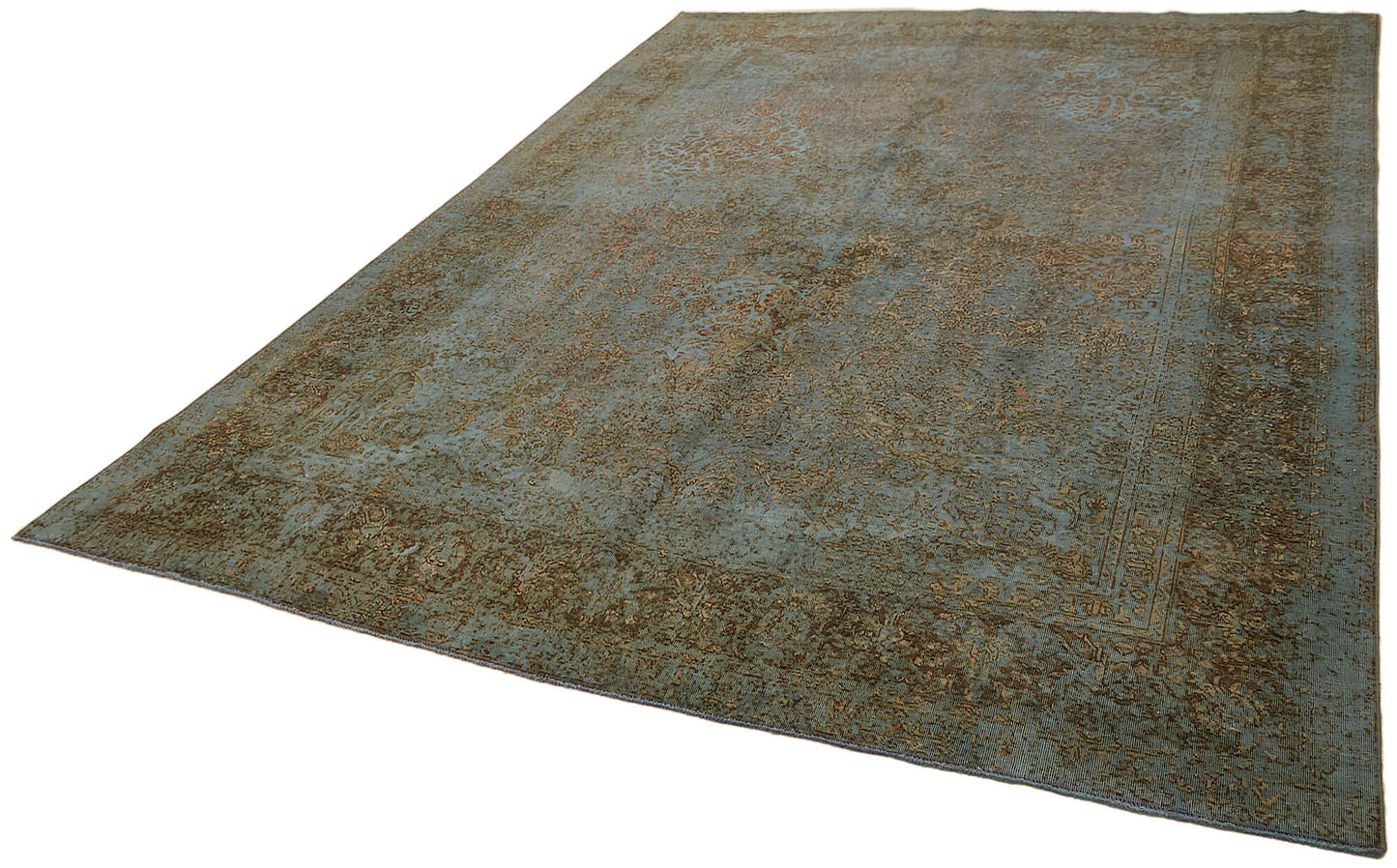 8x11 Blue Overdyed Large Area Rug - 44116