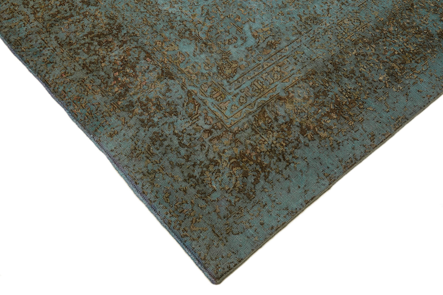 8x11 Blue Overdyed Large Area Rug - 44116