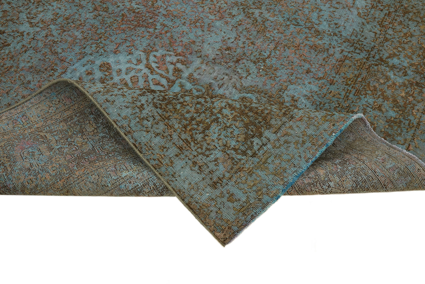 8x11 Blue Overdyed Large Area Rug - 44116